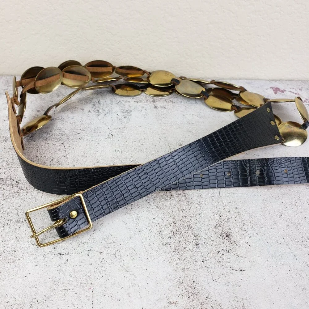 Vintage leather belt